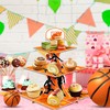 Basketball Cupcake Stand, 3 Tier Basketball Party Decorations Cupcake Stand-