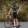 Outdoor Sports Bike Bicycle Clothing Short Sleeve Suit Green (S)