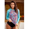 BesserBay Lady Summer UPF Uv SPF Rash Guard Surfing Sunblock