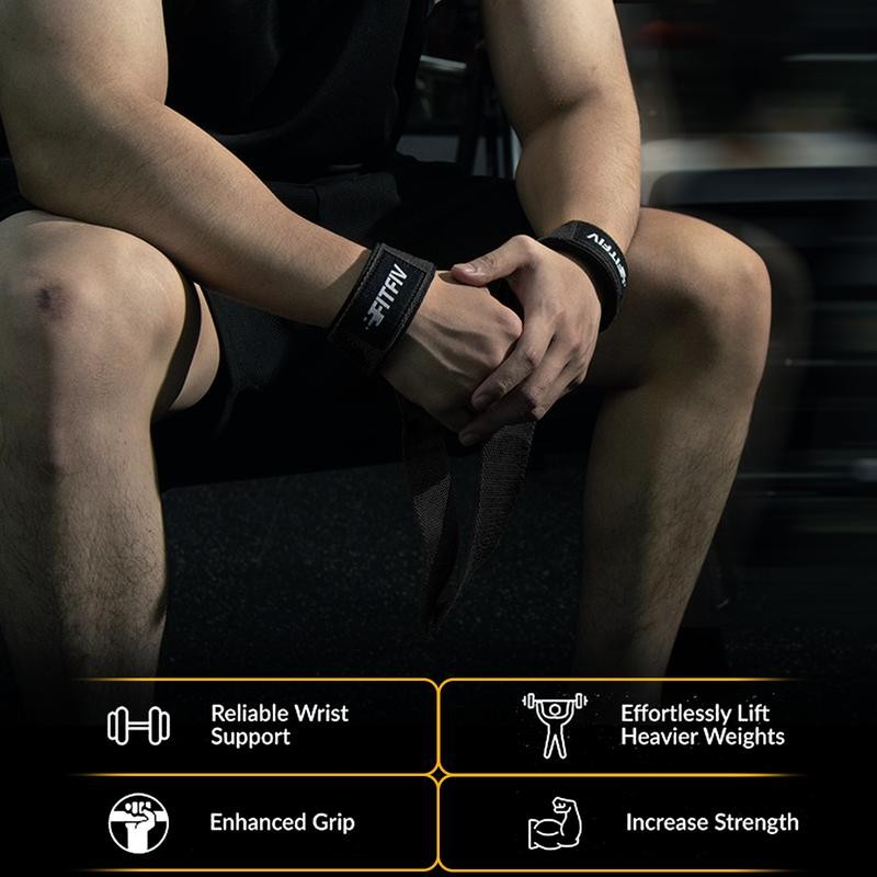 Lifting Straps for Weightlifting, Lifting Wrist Straps for Gym Strength