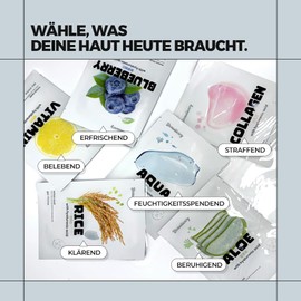 BEAULIVERY Cloth Mask Vitamin Pack of 10 with Hyaluronic Acid Korean Face Mask