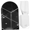 Zerodeko 2Pcs Open Top Aquarium Compact Fish Tank for Goldfish