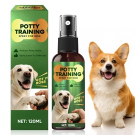 Fancy Pets Potty Training Spray for Dogs, Dog Deterrent Spray, Address Canine Inappropriate Elimination Habits for Indoor & Outdoor Environments, 120ml