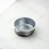 Nagao Storage Container, 3.9 inches (10 cm), Round, Stainless Steel,
