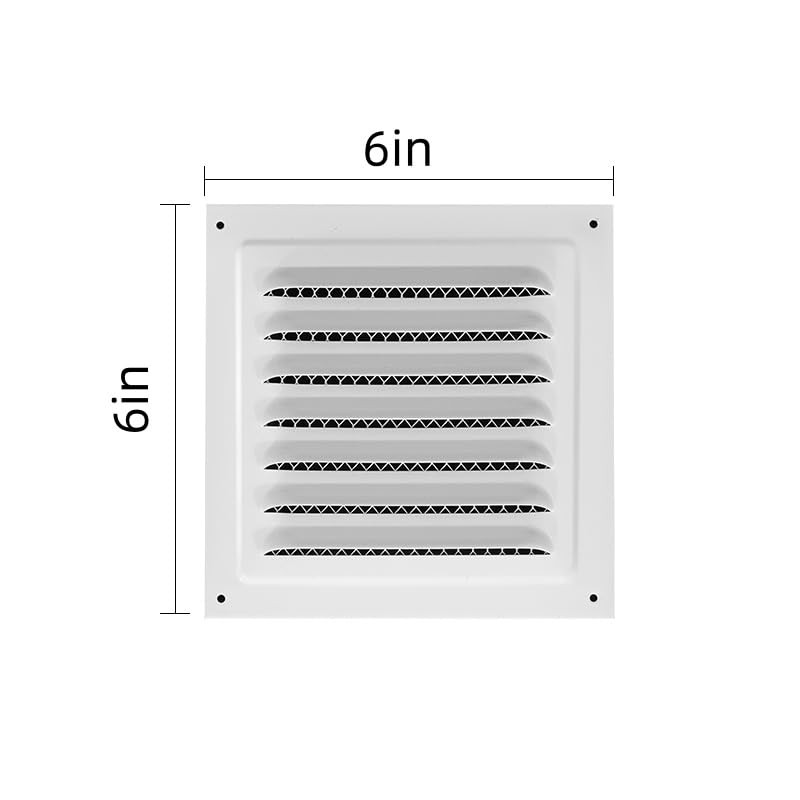 2pcs Attic Vent Soffit Vent Aluminum Wall Vent Metal Shed
