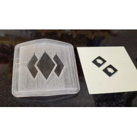 Unbranded International Harvester New Hood Emblem Insert Ornament fits 1949 1950 1951 1952