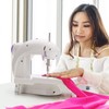 Mini Sewing Machine for Beginner by Phildim (2 Speeds, LED