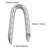 OMOTOOL Steel Wire Fencing Staples (70 pcs), 3.6 * 30mm-Heavy
