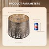 Drum Metal Lampshade 10" x 12" x 8", Medium Lamp