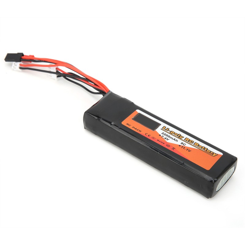 3S Lipo Battery 11.1V 2200mAh 8C Multiplug Large Capacity Battery