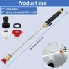 High Pressure Washer Hydro Jet Water Hose Nozzle, Power Washer