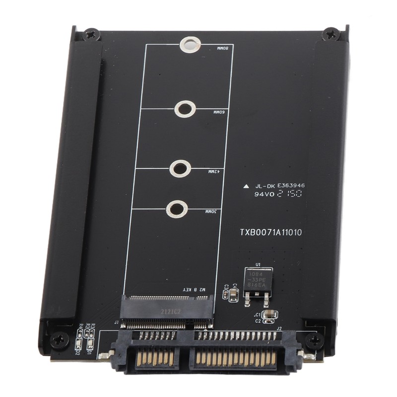 Conversion Card M.2 to SATA3.0 Expansion Bkey Adapter SSD Solid