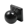 Tsnamay 4Pcs Black Fence Post Caps with Top Ball,Post Caps
