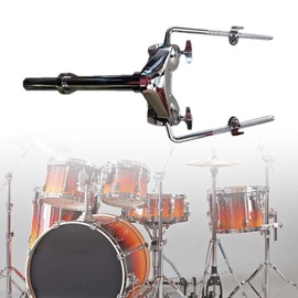 Colaxi Metal Tom Drum Holder Mount Stable Sturdy for Tom Drum Instrument DIY Replaces Parts, Double Tom Holder