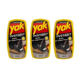 ESPONJA BRILLO INCOLORA PARA CALZADO,3 UNIDADES