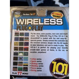 dreamGEAR NIP WIRELESS PLUG N PLAY dreamGEAR 101 Games Ages 5+