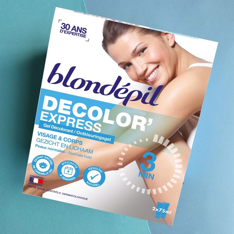 BLONDEPIL Decolor'Express Facial and Body Bleaching Gel Normal Skin, 150