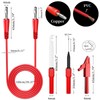 Cleqee 4mm Banana-Banana Plug Test Lead Kit with Alligator Clip