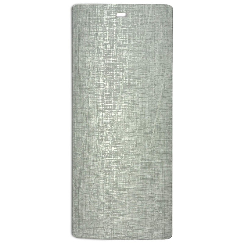 DALIX Silky Silver Vertical Blind Texture Slats Sliding Door 98.5