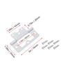 Pastlla 4 PCS 3 Inch Non-Mortise Door Hinges Heavy Duty