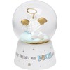 Sheepworld Dream globe motif "angel", snow globe, glass, polyresin, motif