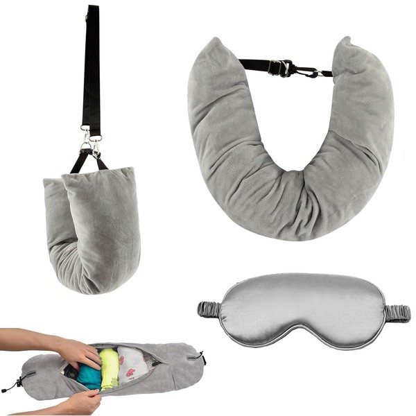 QXCFTW 1 Pcs stuffable neck pillow for travel,Travel Pillow, Neck