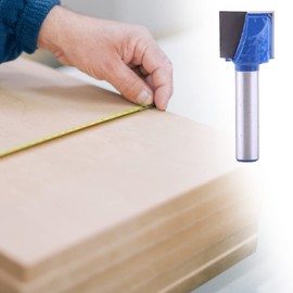 8mm Shank Bottom Cleaning Router Bit Bottom Cleaning Bit Straight Router Bit 2 Flutes Carbide Tipped Cutter for Wood Carbide Cleaning Bottom Engraving Bit