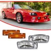 GTINTHEBOX Fit 1985-92 Chevy Camaro Clear Lens Signal Lights +