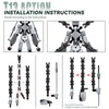 PkghoKids 8 inch T13 (Assembly Completed) Action Figure Set,T 13
