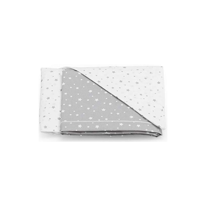 Italbaby 020.1007-004 Complete Bedding Set 3-Piece Grey