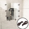 ITROLLE Glass Retainer Clip 40PCS 4mm Brown Glass Cabinet Clips