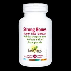 New Roots Strong Bones Boron Free Formula 180 Veggie Caps