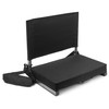 Cascade Mountain Tech Deluxe Stadium Seat, One Size, Black Ultra