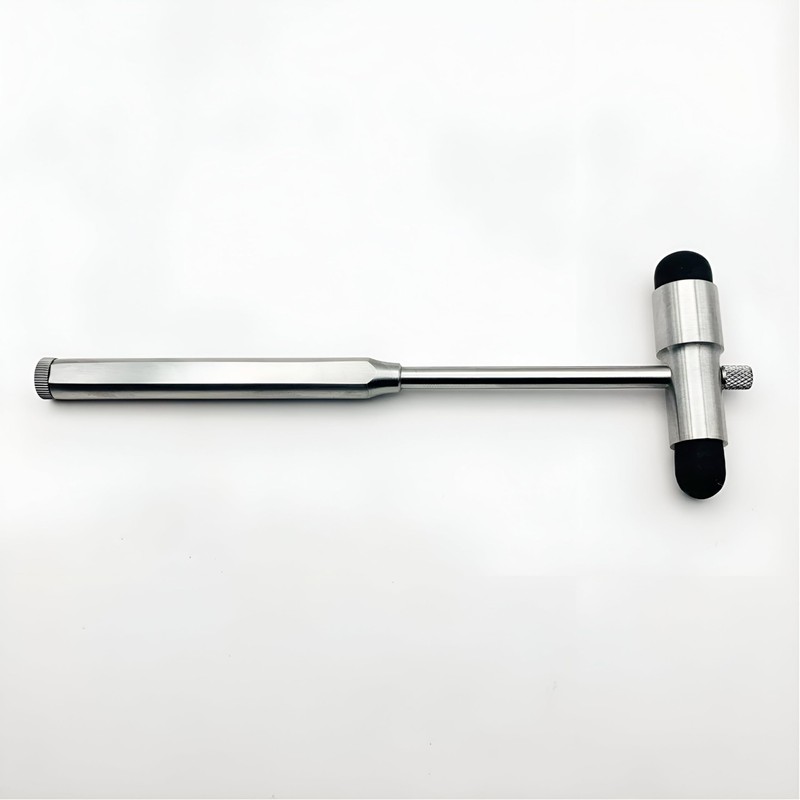 Stainless Steel Buck Reflex Hammer with Needle and Brush |