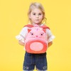 Yvechus Toddler Backpack Zoo Plush Mini Daypack Animal Cartoon Travel