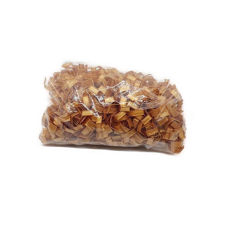 Pack of 1000 U-Clips Gold 40 mm Clip Tape Clips