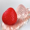 2PCS Big Strawberry Squishies for Adults Relaxation, Handmade Sticky Squishies