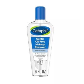 Cetaphil Gentle Waterproof Makeup Remover, Oil-Free Formula Suitable for...