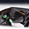 PIT66 Headlight Trim Bezel with Parking Turn Signal Light,Compatible with