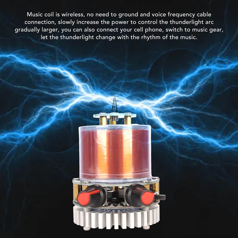 Bluetooth Music Coil Touchable Thunderlight 48V 1.5A Solid State Music