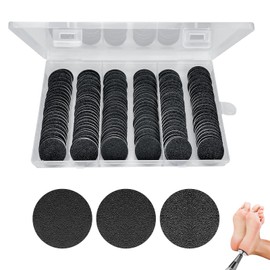 Foot Grinder Sandpaper, Sanding Disc, Pedicure Tool, Sanding Discs, Sandpaper, Foot Care Sandpaper, Hard, for Dead Skin, Hard, Cracked Heel, Pack of 150