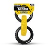 Tonka 3-Ring Tug Outdoor Dog Toy, 10.5 Inch Ring Dog