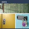 ZonRo Locks Combination Padlock, Fixed Dial Combination Padlock 24 Pack,3