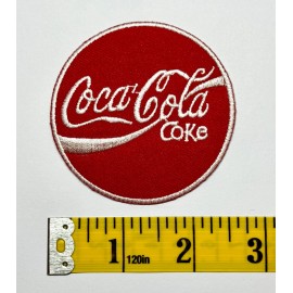 Unbranded Embroidered Patch - Coke - Coca-Cola - NEW - Iron-on/Sew-on