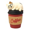 Decore Corporation Concombre ZCB-43338 Coffee Cat Size: Approx. W 1.1