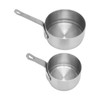 2pcs Sauce Cup 304 Stainless Steel Stackable Handle Design Mini