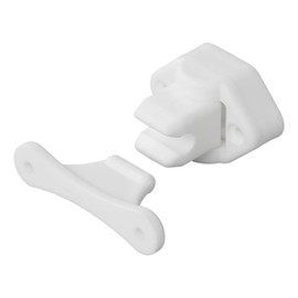 Preiswert&Gut Motorhome Door Holder Made of POM - Door Lock & Door Bracket with 46 mm / 31 mm Screw Spacing - Door Catch for Caravan & Camper Doors