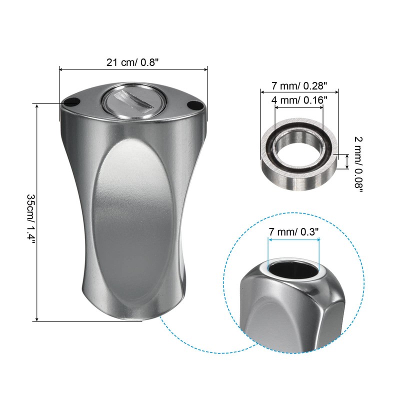 PATIKIL Reel Knob Replacement, Metal Fishing Reel Power Handle Knob