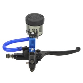 7/8in 22mm Brake Master Cylinder Lever with Dual Hydraulic Reservoir 12.7mm Piston Replacement For Suzuki