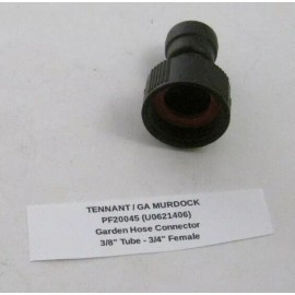TENNANT / GA MURDOCK PF20045 (U0621406) Garden Hose Connector 3/8" Tube 3/4" Fem